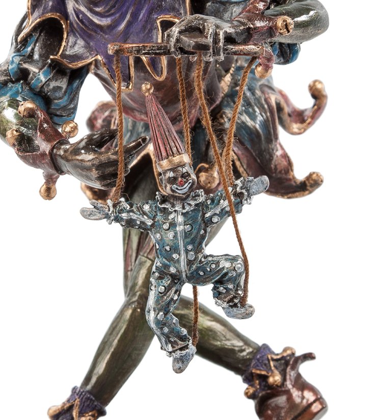 Статуэтка Шут-кукловод Veronese WS-627, увеличенный вид куклы