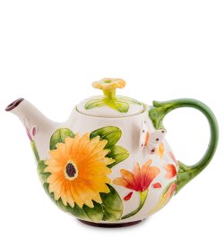 Заварочный чайник Герберы
