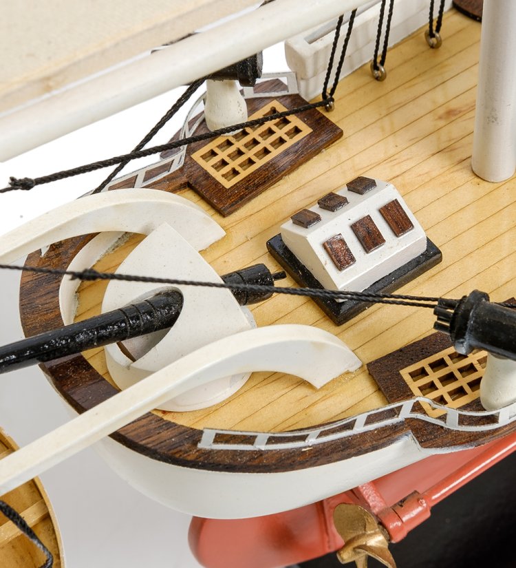 Модель Канонерской лодки Кореец, фотография палубы