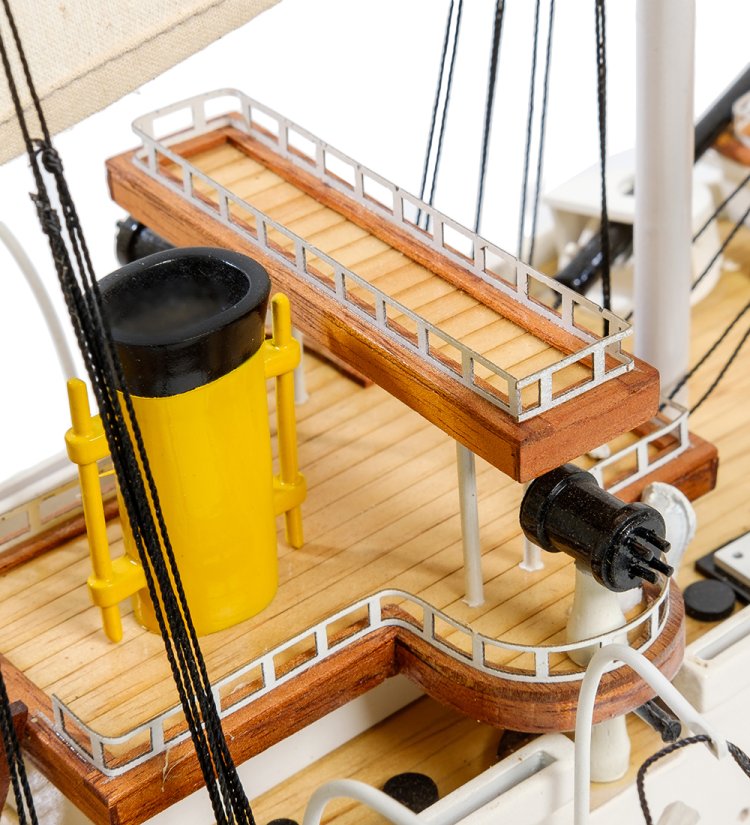 Модель Канонерской лодки Кореец, фотография палубы