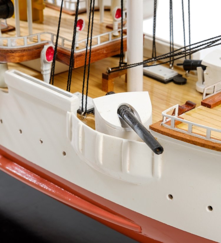 Модель Канонерской лодки Кореец, фотография пушки