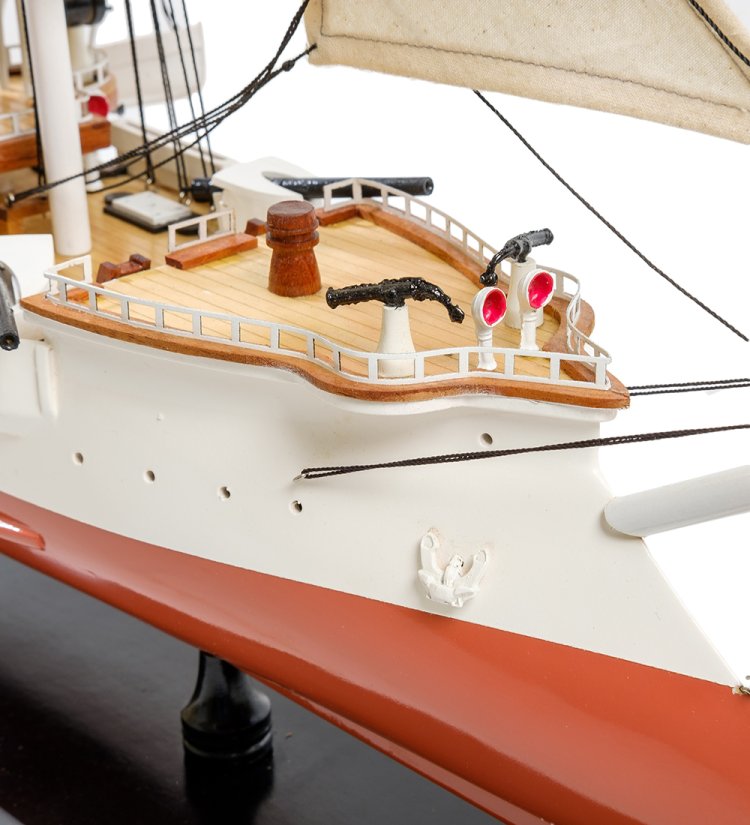 Модель Канонерской лодки Кореец, фотография носа