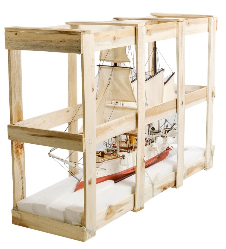 Модель Канонерской лодки Кореец, фотография в упаковке