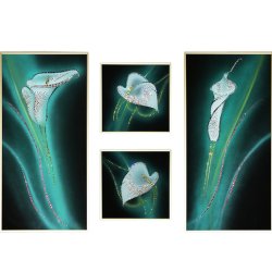 Картина Композиция Каллы c кристаллами Swarovski