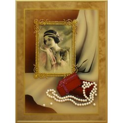 Картина Любимая фотография c кристаллами Swarovski