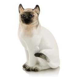 Керамическая статуэтка Кошка сидит