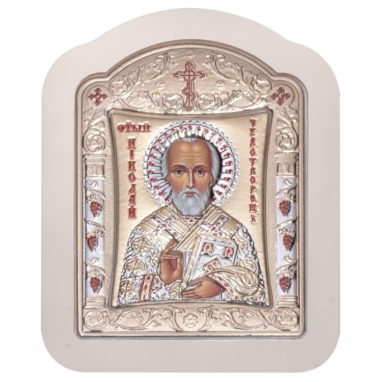 Икона Николай Угодник - Золотое Сияние, Размер 7x9 см Slevory 136TW2RWNScl2AA