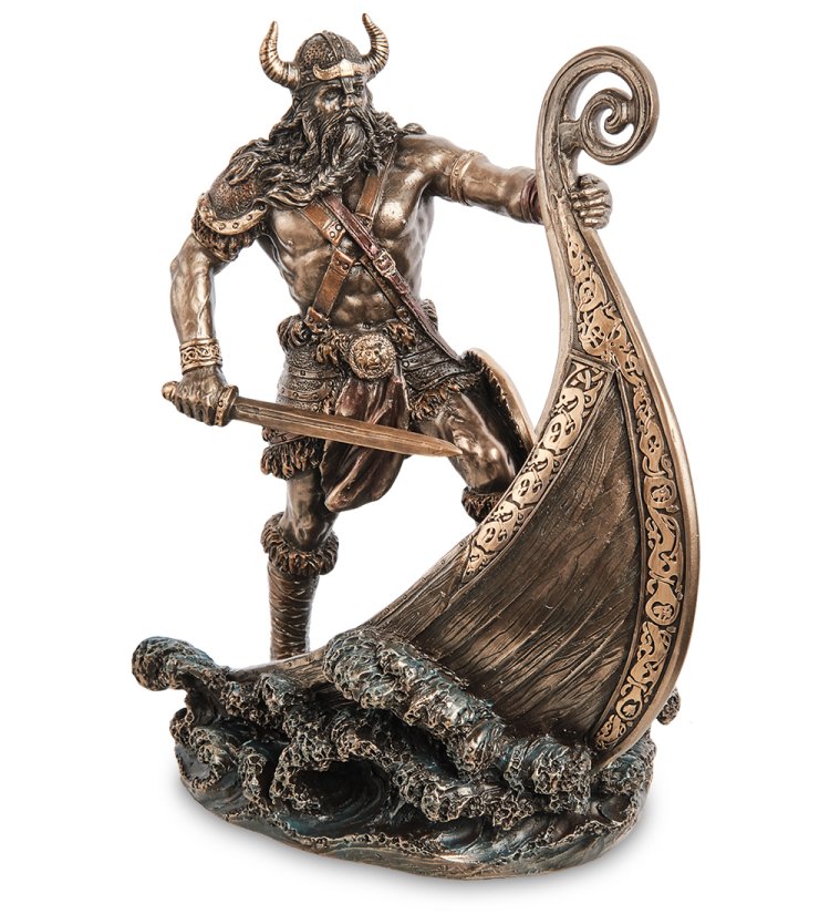 Статуэтка Викинг на корабле Veronese WS-1083