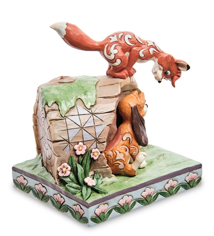 Статуэтка Лис и пес Disney Traditions, вид профиль