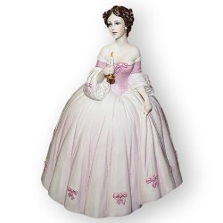 Фарфоровая статуэтка Дама Анна