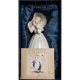 Статуэтка из фарфора Девочка в шляпке с собачкой Pavone JP-29/32, фотография в упаковке