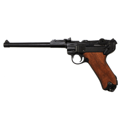 Макет Пистолета парабеллум Люгер Р08 артиллерийский, коричневый