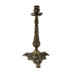 Подсвечник на 1 свечу бутон, антик