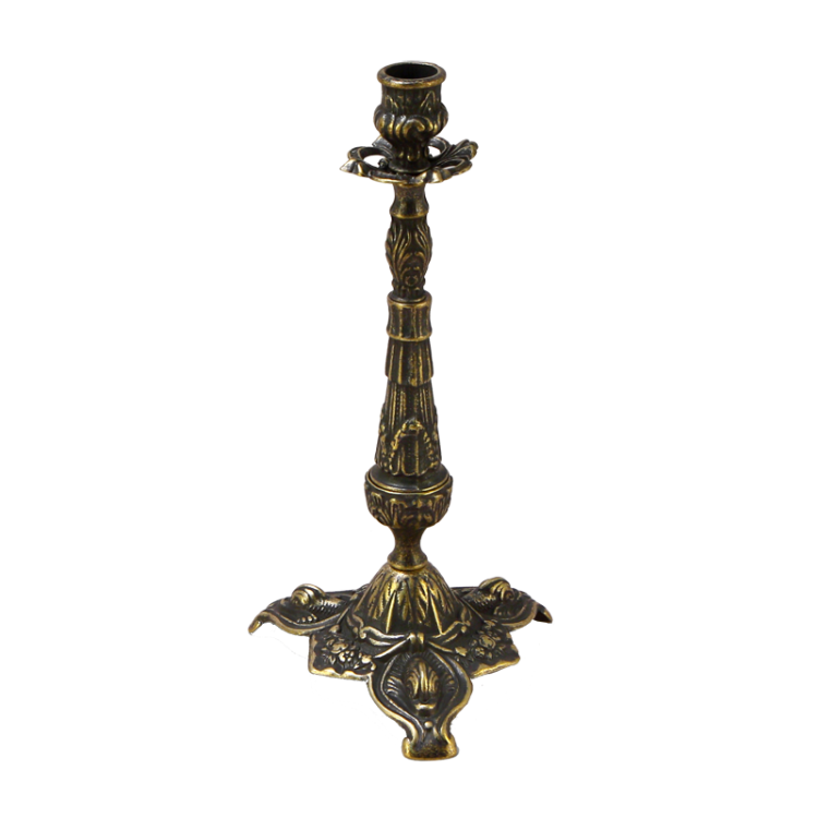 Подсвечник на 1 свечу бутон, антик Alberti Livio AL-80-327-1-ANT