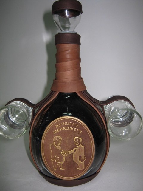 Графин для водки с рюмками Лучшему Менеджеру Студия Маро ВП-246