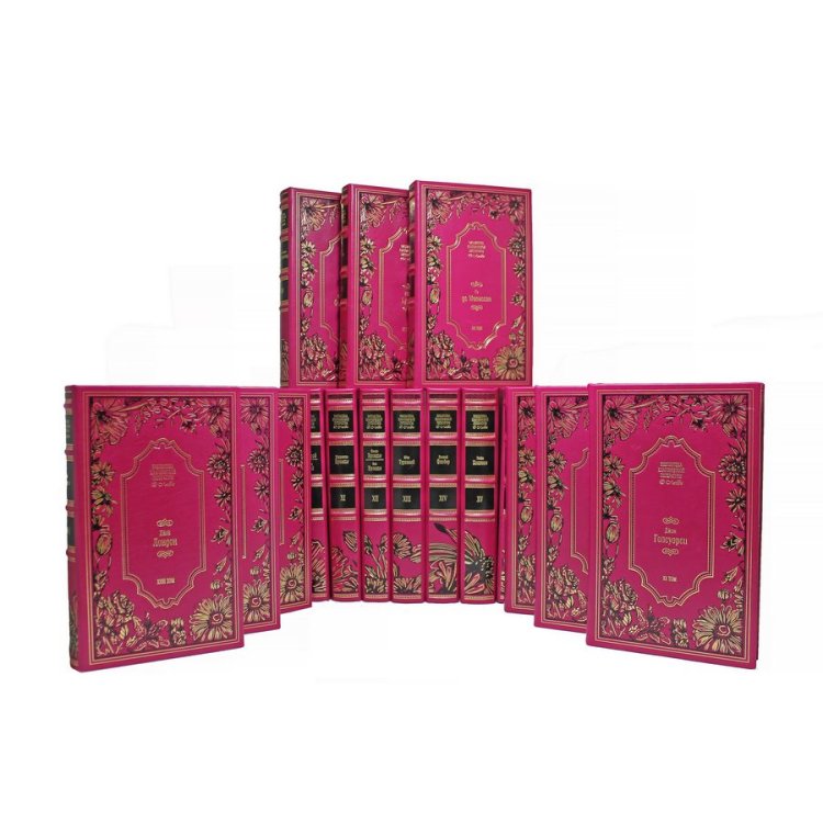Книги в кожаном переплете Библиотека классической литературы о любви в 25 томах BG4972S, фотография 3
