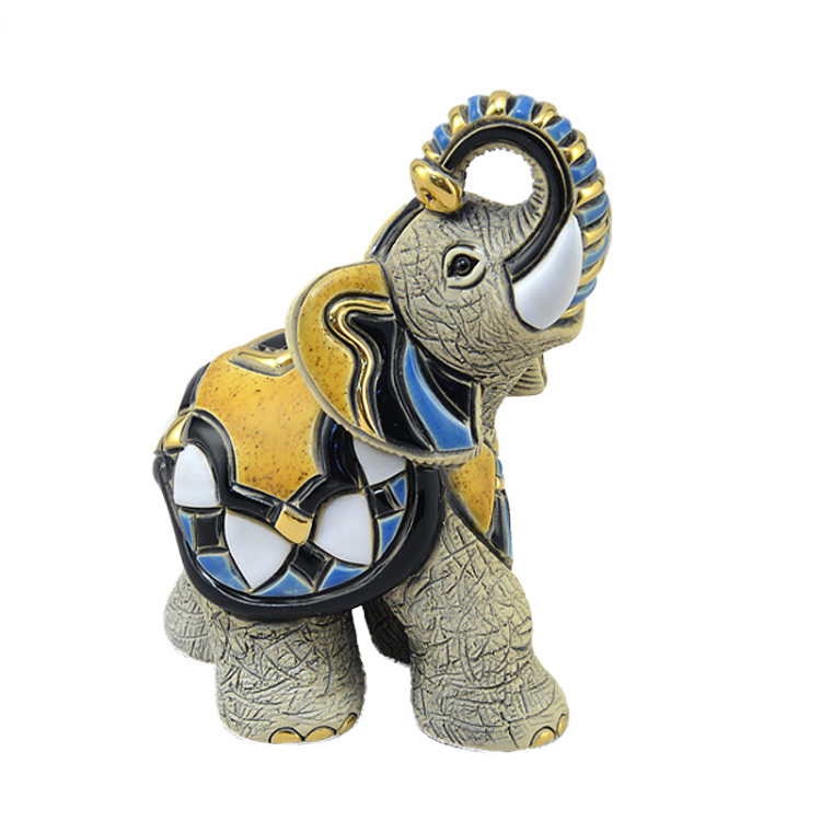 Статуэтка керамическая Слон Азиатский De Rosa DR-F-157