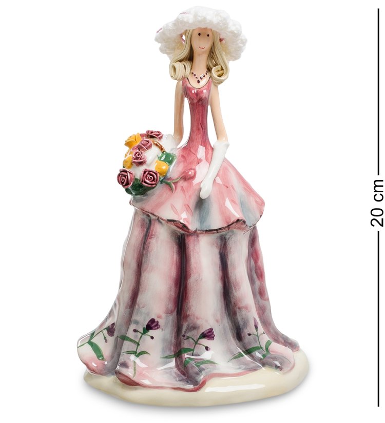 Статуэтка Девушка с букетом роз Pavone CMS-22/ 5