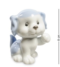 Статуэтка из фарфора Маленькая собачка с поднятой лапкой