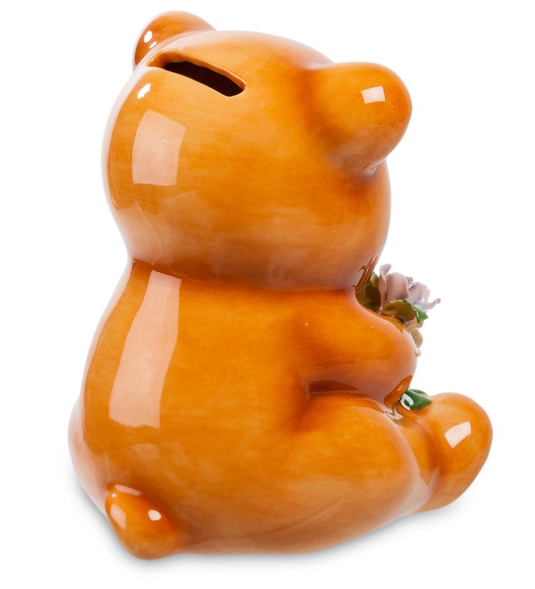 Копилка из керамики Медвежонок Pavone CMS-60/16, вид сзади