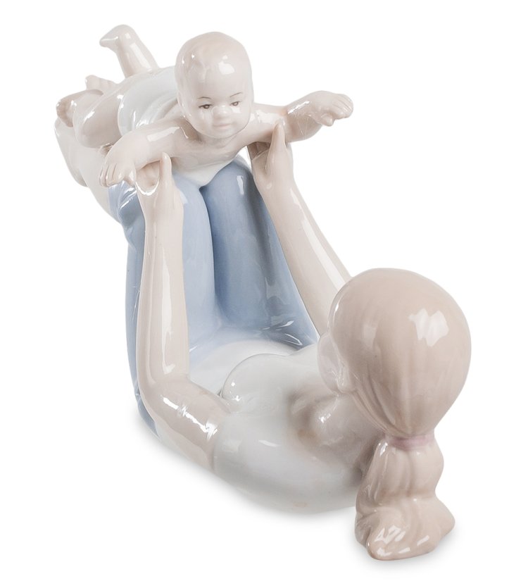 Статуэтка из фарфора Счастье быть мамой Pavone JP-06/19, фотография 2