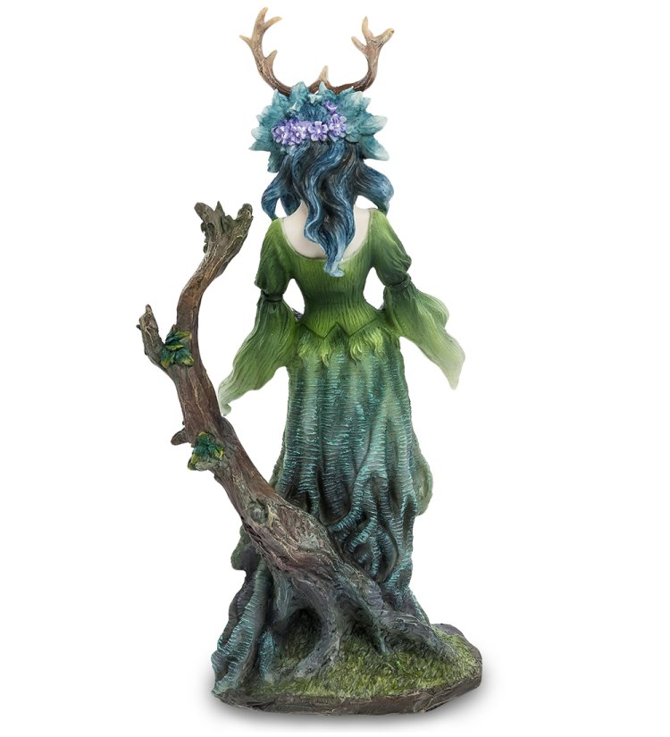 Статуэтка Богиня деревьев, цветов и трав Veronese WS-788, оборотная сторона