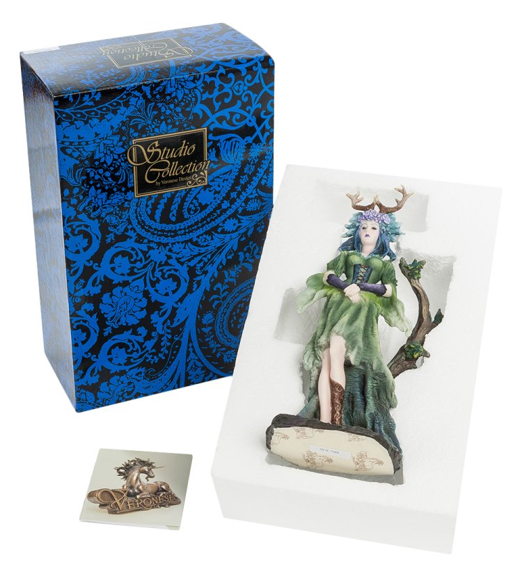 Статуэтка Богиня деревьев, цветов и трав Veronese WS-788, упаковочный вид