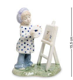Статуэтка из фарфора Девочка художник