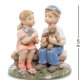 Статуэтка из керамики Мальчик и девочка на лавочке Pavone CMS-12/27