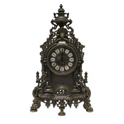 Часы Барокко каминные бронзовые