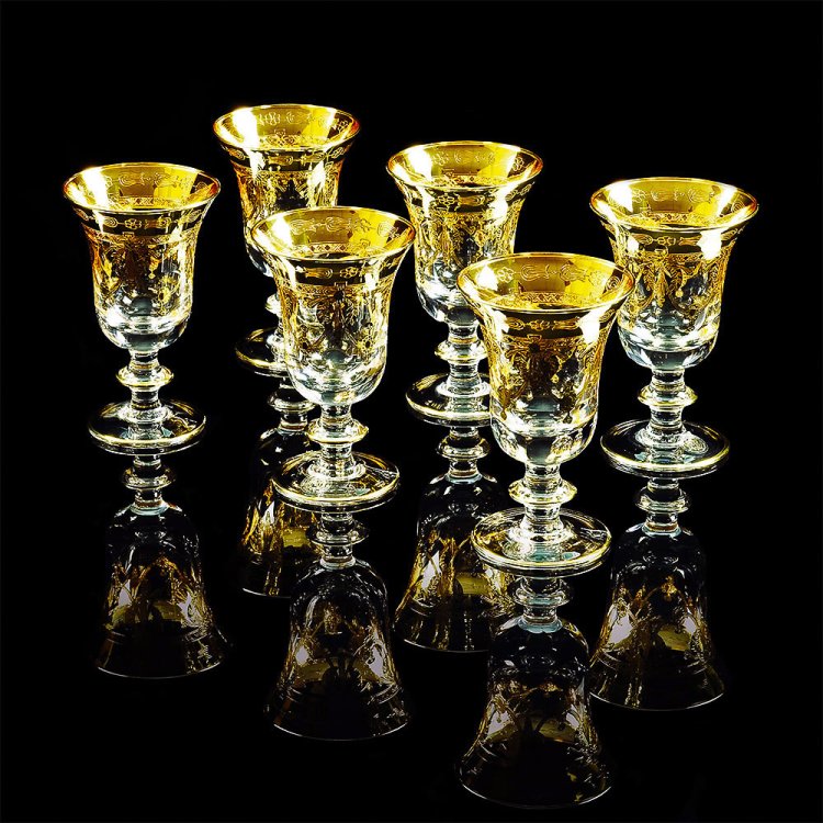 Набор бокалов для вина на 6 персон Dinastia Migliori De Luxe 25655