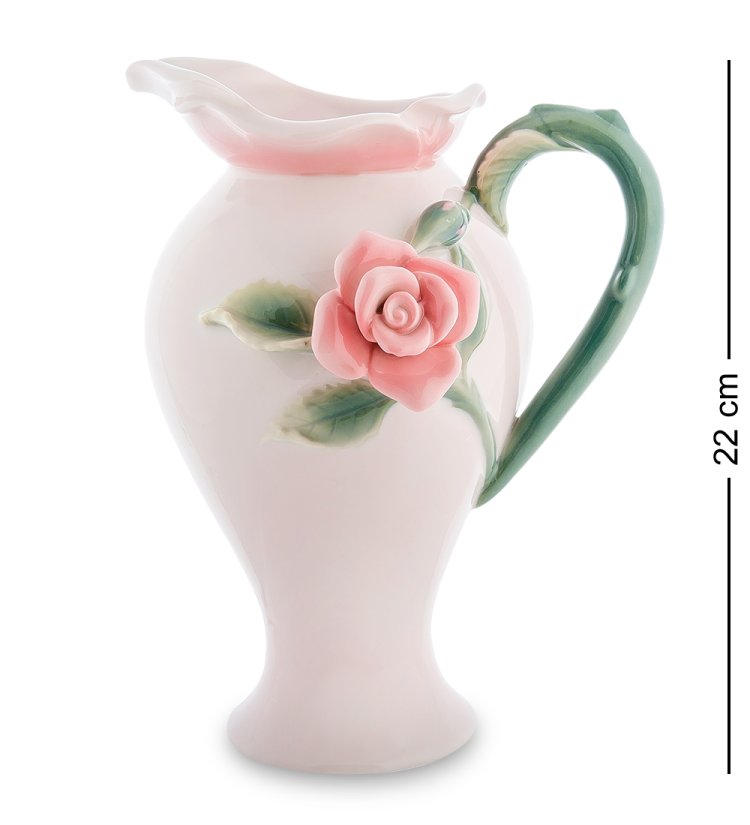 Кувшин из фарфора Алая Роза Pavone FM-08/10