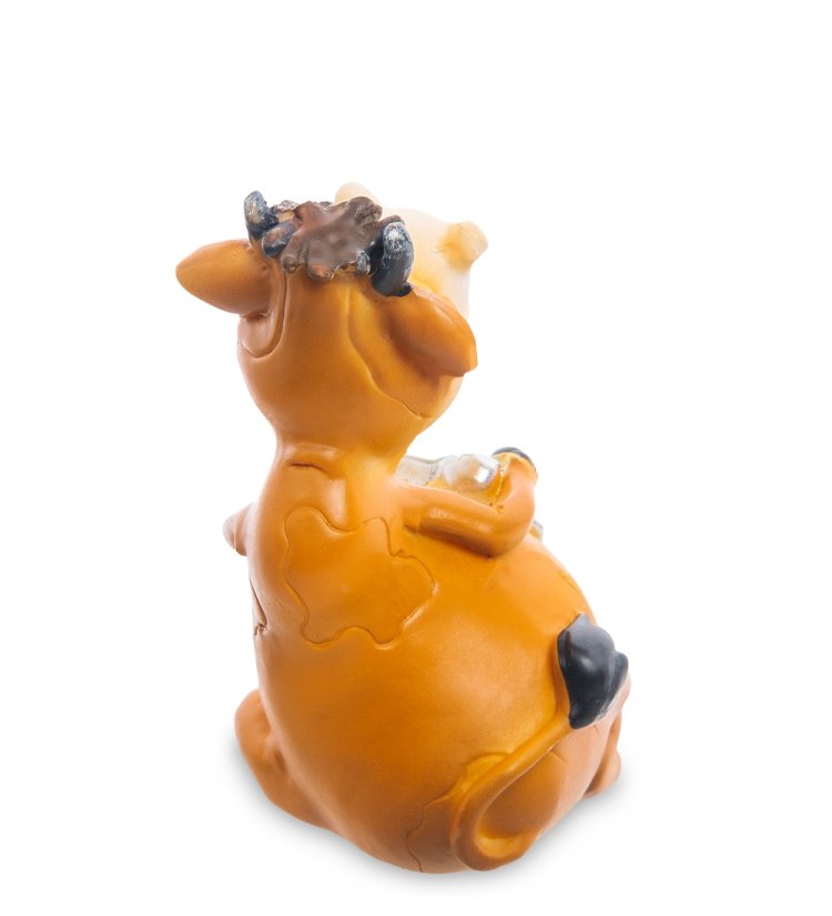 Статуэтка Бык символ 2021 года - знак зодиака Козерог AF-1013/ 1, фотография со спины