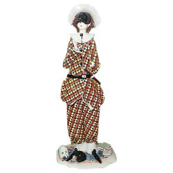 Фарфоровая статуэтка Арлекин