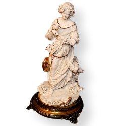 Статуэтка из фарфора Продавец птиц