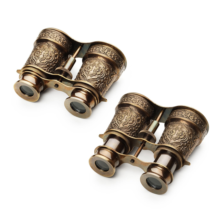 Бинокль в кожаном чехле Royal navy, разборный механизм