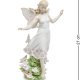 Статуэтка из фарфора Девушка Ангел на цветочном лугу Pavone JP-22 /13