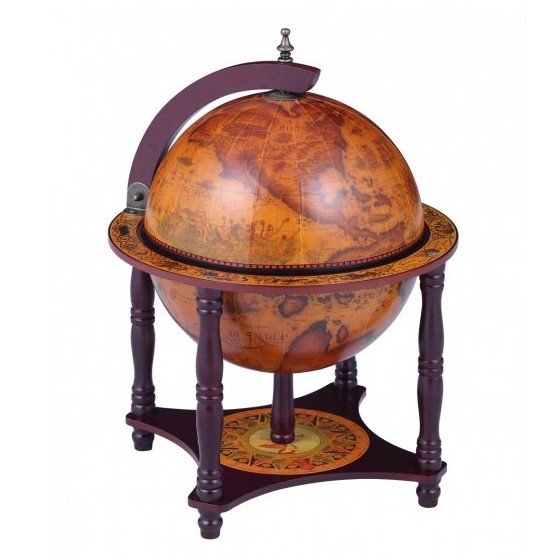 Глобус-бар настольный с пятью ножками Jufeng JG33006R