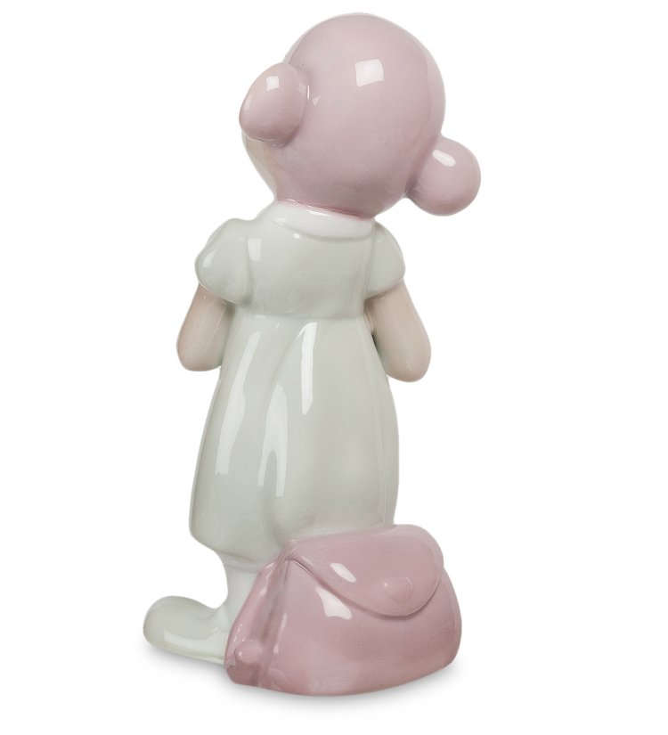 Статуэтка из фарфора Обезьянка с сумочкой Pavone JP-81/ 4, фотография со спины