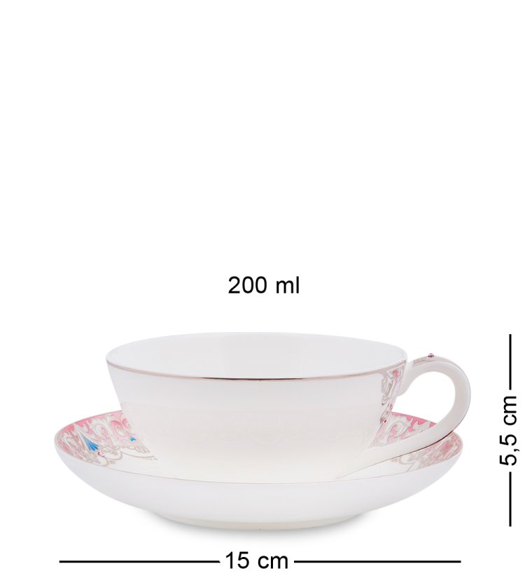 Чайная пара из набора Примадонна Pavone JK- 05