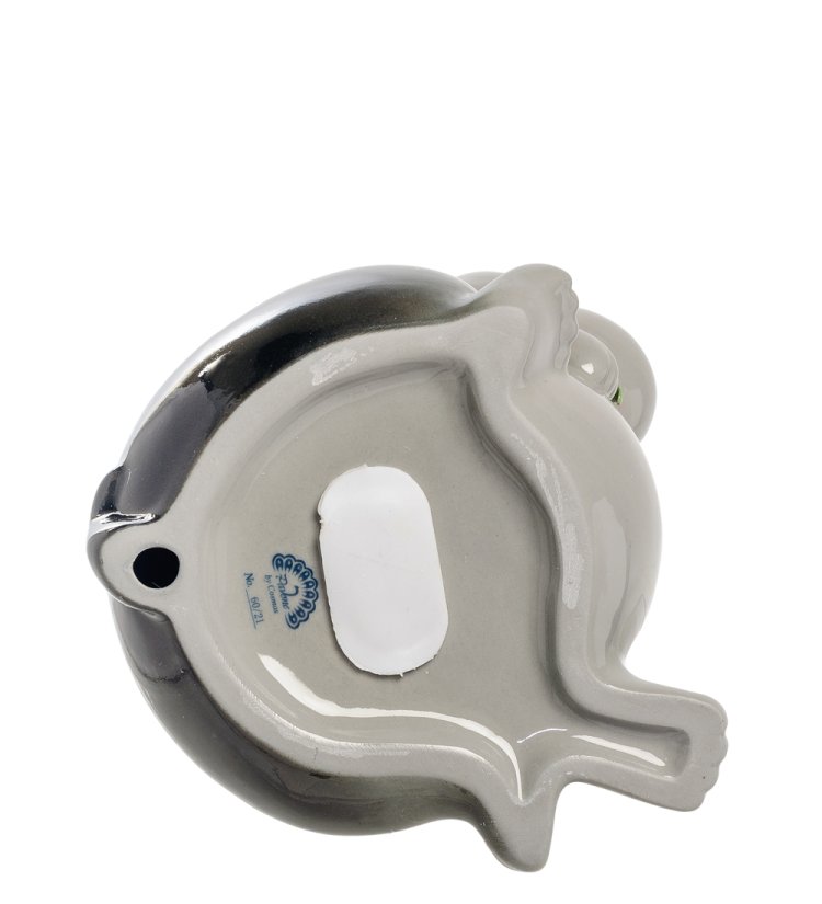 Копилка из фарфора Бегемот Pavone CMS-60/21, вид снизу