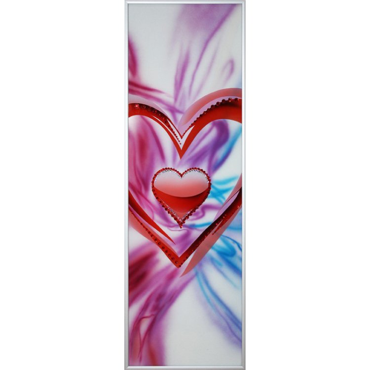 Картина Композиция Магия любви c кристаллами Swarovski