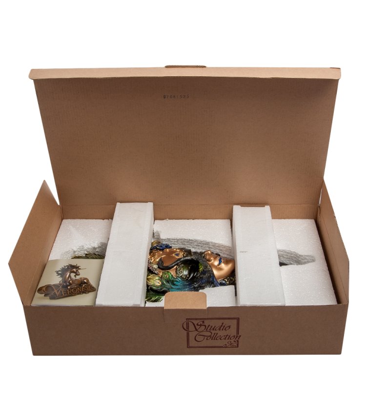 Венецианская маска Цветной Павлин Veronese WS-307, упаковочный вид