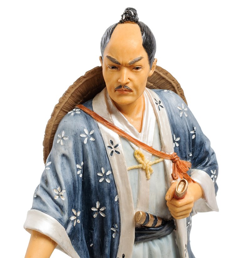 Статуэтка Самурай с мечом - Защита Veronese WS-754, портретный вид