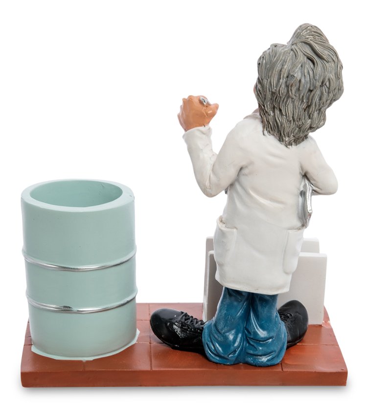 Подставка для ручек и визиток Врач The Comical World of Stratford RV-599, оборотная сторона