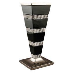 Ваза для цветов Черная Precision