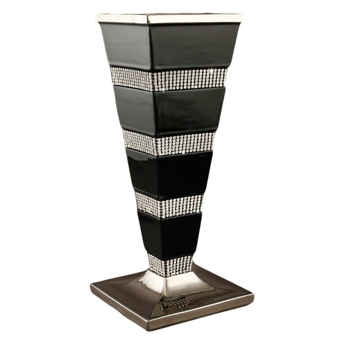 Ваза для цветов Черная Precision