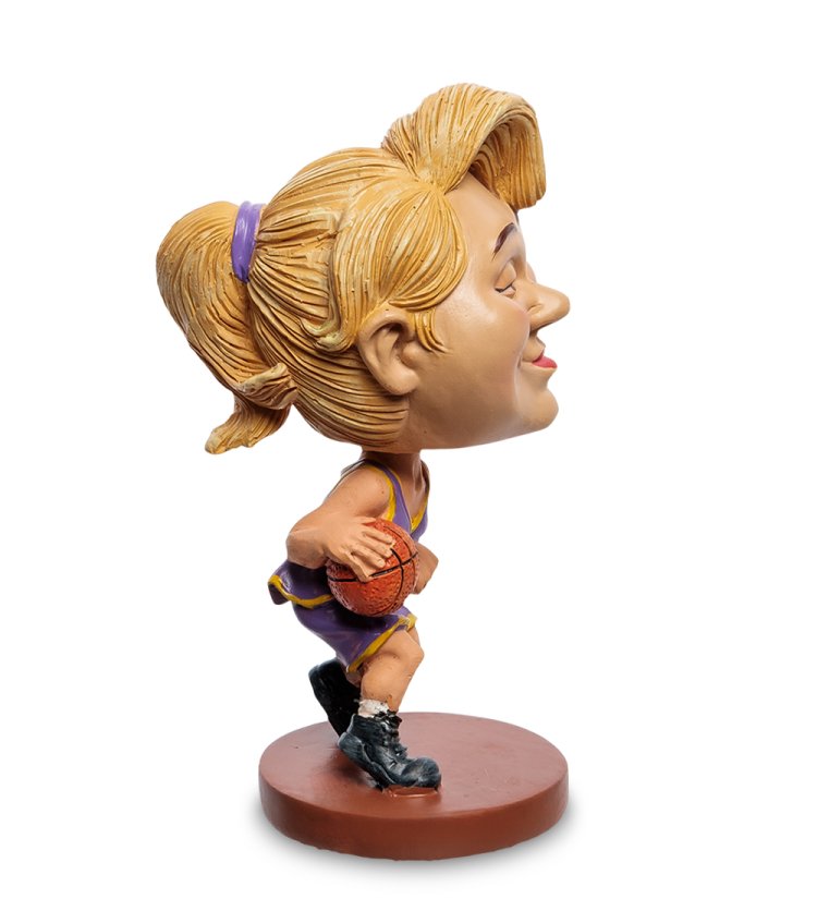 Фигурка-болванчик Баскетболистка The Comical World of Stratford RV-690, вид профиль