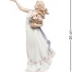 Статуэтка из фарфора Девушка с цветами Pavone JP-29/22