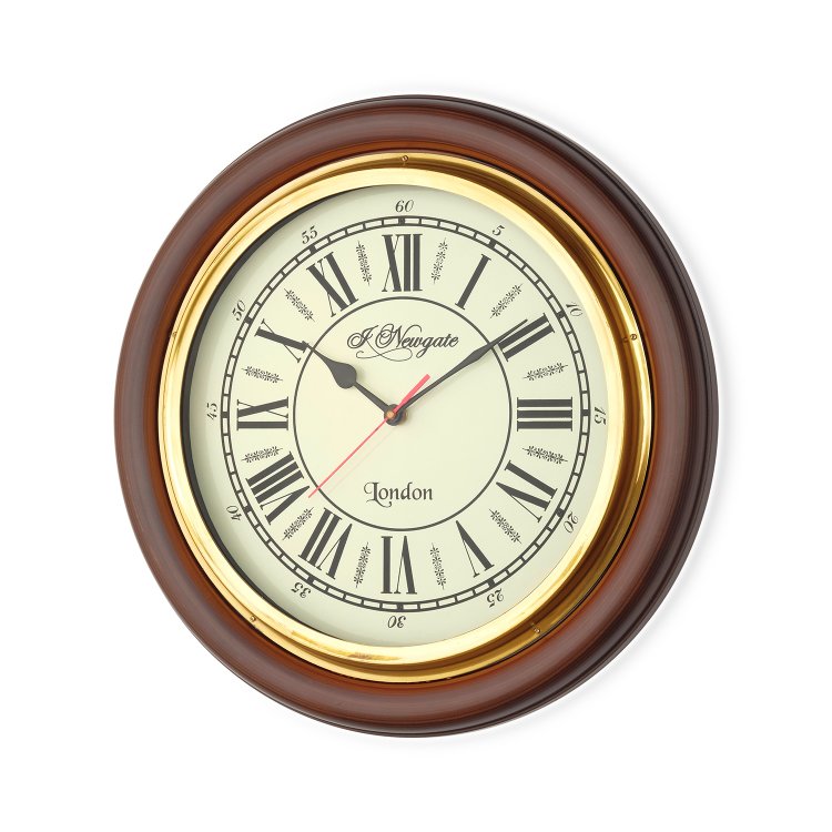Часы настенные Newgate диаметр 40 см, фотография сбоку